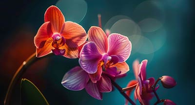 Beispiel eines KI Bildes mit Blume